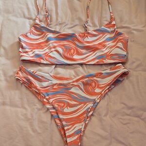 Vibrant Swirl Bikini Set
